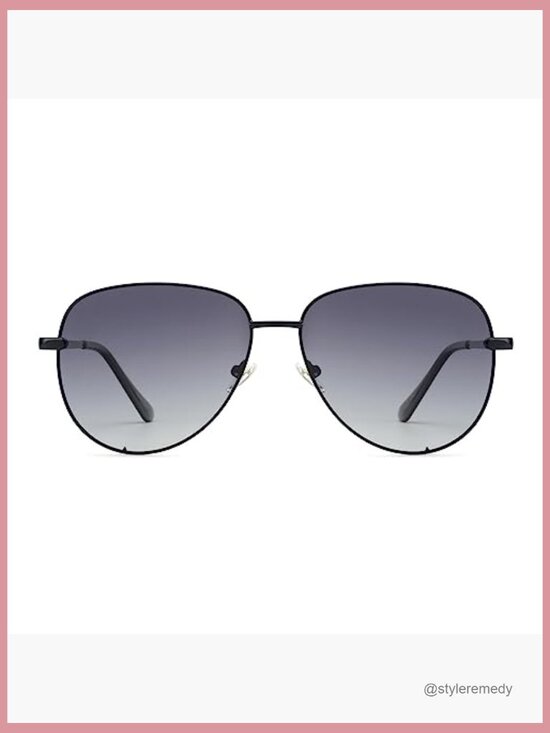 Polarized Metal Aviator Sunglasses UV400 Protection Oversized